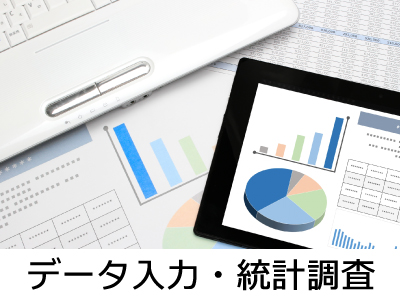 データ入力・統計調査